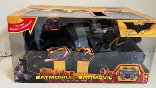 Batman Begins Mattel 2005 Batmobile / Tumbler review 