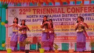 Fwi jisuni kwtwiya fwi ll kocha Rabha gospel song ll Sapkata R B C ll Girls group dance ll 2025