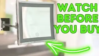 Quick demo of Jerdon Wall-Mounted LED Mirror