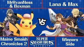 Ultimate Doubles - Boxman & MrRyanNess vs. Max & Lana - Maine Smash Chronicles 2
