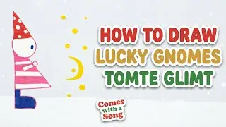 How to Draw Lucky Gnomes | Tomte GLIMT | Brings Inspiration and Bright Ideas After You Draw Him