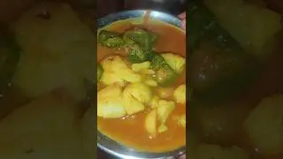 Simple Aalu Ki Sabji//Village Style Aalu Ki Sabji//Cooking Video//Short//Yt Short...
