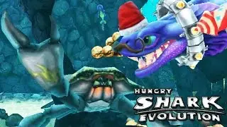 Hungry Shark Evolution - Alan, DOW vs Giant Black Crab