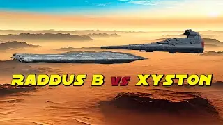 Xyston Star Destroyer vs Raddus V2 Battlecruiser &ndash; Star Wars Empire at War Battle