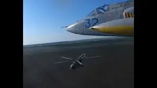 Ukrainian Su-25 Narrowly Flies Over Mi-8 During Combat Mission! Plus Mig-29 Escort and Zuni Rockets