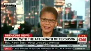 CNN: Rep. Karen Bass discusses dealing with the aftermath of Ferguson