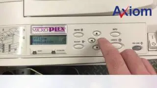 Axiom Support - Print Density Adjustment demonstration.