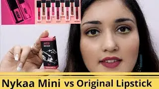 Nykaa Matte To Last! Mini Liquid Lipstick Review | Must Watch