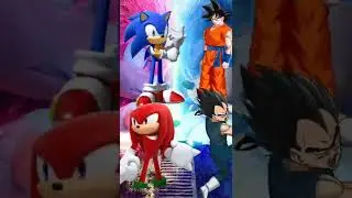 who is strongest sonic y knuckles vs goku y vegeta