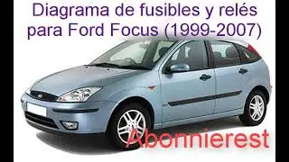 Diagrama de fusibles y relés para Ford Focus (1999-2007)