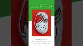 How to Draw a Christmas Unicorn for Beginners #rp101
