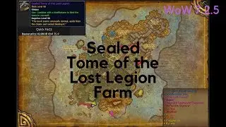 WoW Gold farm - Sealed Tome of Lost Legion (Isle of thunder)