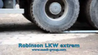 Aurelia LKW Extrem Robinson Schild LKW Flexibler Poller Saedi Dissuasore flessibile Flexible Bollard
