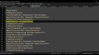 PHP-XML file in tabular format
