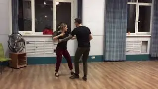 Blues dancing lessons for beginners: Lera&Max