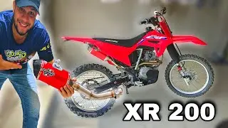 COLOQUEI ESCAPE DE CRF 230 NA XR 200 *viola racing ms1*