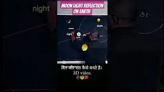Moon Light Reflection on Earth 🌍🌎😱😱#ssc2023 #upsc #ias #trending #viral #moonlight