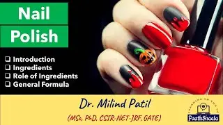 Chemistry of Nail Enamel || Chemistry of Cosmetics || UG PaathShaala #nailpolish