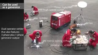 Shindaiwa diesel engine driven welder