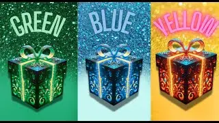 Choose Your Gift!🎁🤮❤️|| Green, Blue and Yellow || 3 Gift Box Challenge