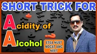 Short trick for Acidity of Alcohol