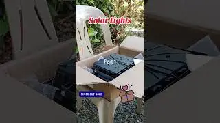 UNBOXING SOLAR LIGHT 8000 WATTS BUY1 TAKE1 #unboxing #fyp #fypage #foryou #solarlights