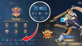 Layla 23 kill one hit build#mlbb #mobilelegends #gameproplayer #gameplay