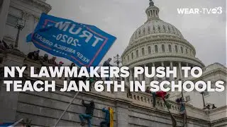 New York lawmakers push to teach Jan  6 US Capitol riot in schools