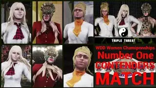 WWE 2K18 Lili vs Miss Spencer vs Stacey Diaz number one contender for the WDD Women's Championship
