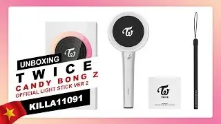 [Unboxing] TWICE [ CANDY BONG Z] OFFICIAL LIGHTSTICK Ver 2  + Pre-Order Benefit Card