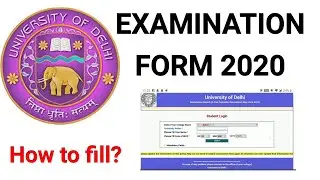 DU Examination Form 2020| How to Fill?| New Update|