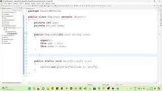 Equals Method of Object Class