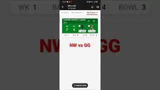 NW VS GG DREAM11