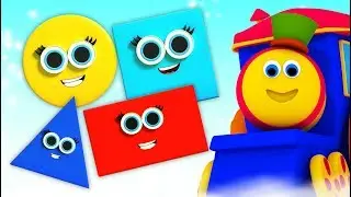 Build With Shapes | Learning Videos For Children | Preschool Videos - Bob The Train
