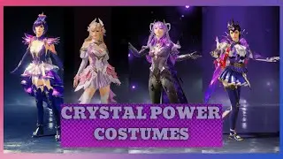 CRYSTAL POWER COSTUMES | PUBG MOBILE |