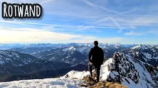 Rotwand (1884m) - Sonnige Winterwanderung, die auch anfängerfreundlich ist [Silent Hiking]