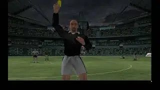 Красная карточка в футболе на PS2 - Англия против Мексики