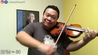 Long, Long Ago | Slow Practice | Suzuki Violin Book 1