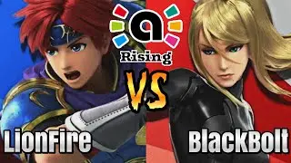 Smash Ultimate Amiibo: LionFire (Roy) vs BlackBolt (Zero Suit Samus) | AFL - Rising