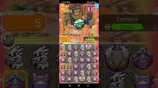 Pokemon Shuffle - UX 690 Torterra Itemless Clear