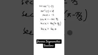 Inverse Trigonometric Functions in 60 Seconds 🔥 | Class 12 Maths #class12maths # #MathsShorts