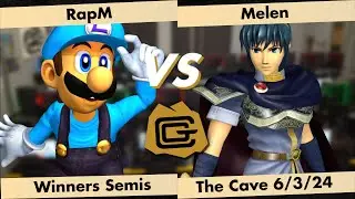 RapM (Luigi) Vs. Melen (Marth) - Winners Semis - The Cave Melee