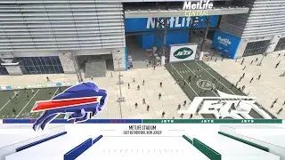 Madden NFL 26 - Buffalo All-Time Bills (0-1) Vs New York All-Time Jets (1-0) PS5 Simulation Week 2