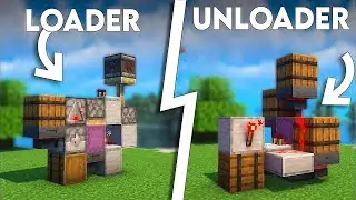 Minecraft BEST Shulker Box Loader & Unloader 1.21 / Shulker Box Loader & Unloader Minecraft