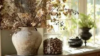 Fall Decorating Ideas 2025 | Cozy Corners, Neutral Fall Palette & Vintage Decor Inspired by Magnolia