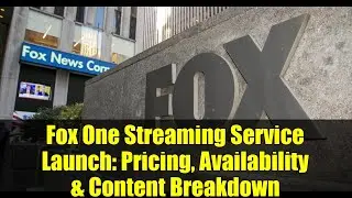 Fox One Streaming Service Launch: Pricing, Availability & Content Breakdown