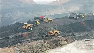 Odisha talcher//bhubaneswari coal mining // volvo lodar and volvo dpv  coal lodingi work ##volvo