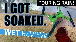 WATERPROOF Quadcopter JJRC H31 Review - I GOT SOAKED.