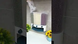 Moisture Proof Wall Mounted Transparent Whole Grain Storage Box