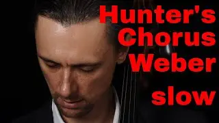 C.M. Weber Hunter's Chorus Suzuki Cello Book 2 | Slow Tempo